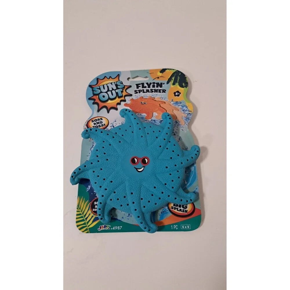 Sun's Out Flyin' Splasher Pool Toy - Blue  New In Original Packaging